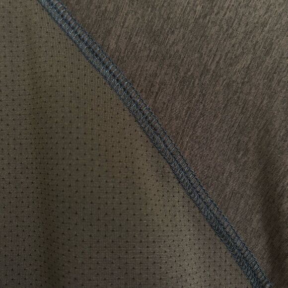 NordicTrack Mens Quarter Zip Long Sleeve Athletic Pullover Blue and Gray Medium - Picture 8 of 8